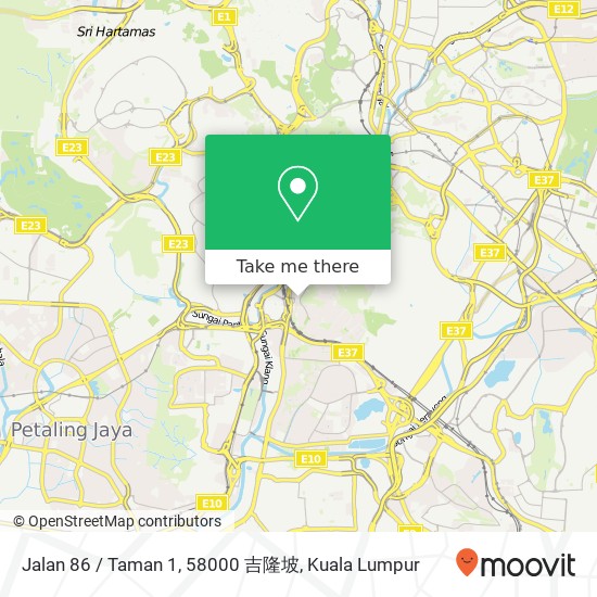 Jalan 86 / Taman 1, 58000 吉隆坡 map