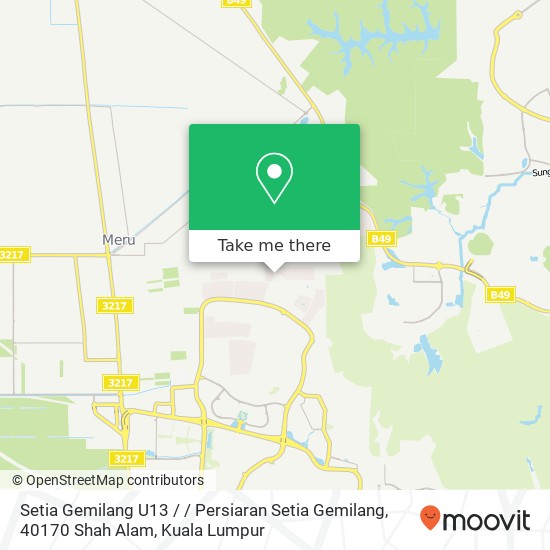 Setia Gemilang U13 / / Persiaran Setia Gemilang, 40170 Shah Alam map