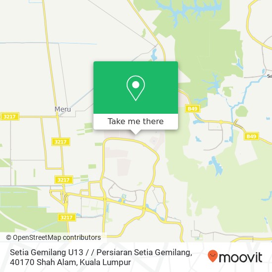 Setia Gemilang U13 / / Persiaran Setia Gemilang, 40170 Shah Alam map