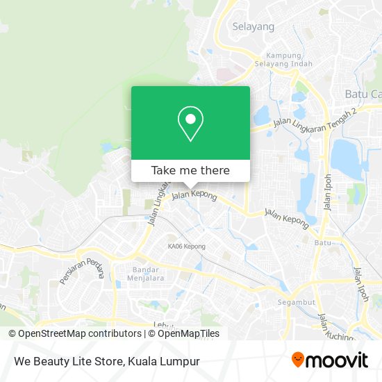 We Beauty Lite Store map