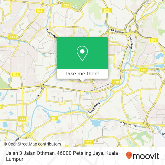 Jalan 3 Jalan Othman, 46000 Petaling Jaya map