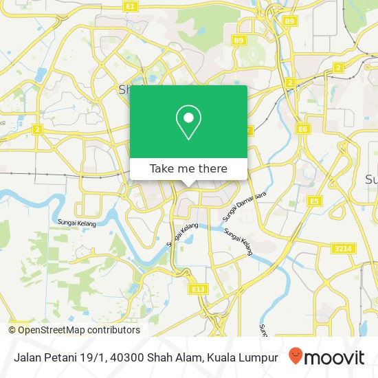 Jalan Petani 19 / 1, 40300 Shah Alam map