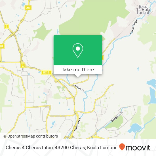 Cheras 4 Cheras Intan, 43200 Cheras map