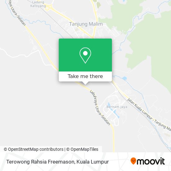 Terowong Rahsia Freemason map