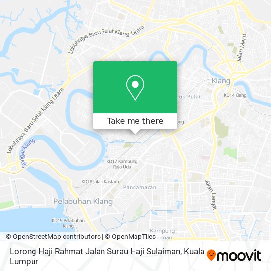 Peta Lorong Haji Rahmat Jalan Surau Haji Sulaiman