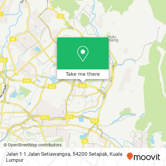 Jalan 1 1 Jalan Setiawangsa, 54200 Setapak map