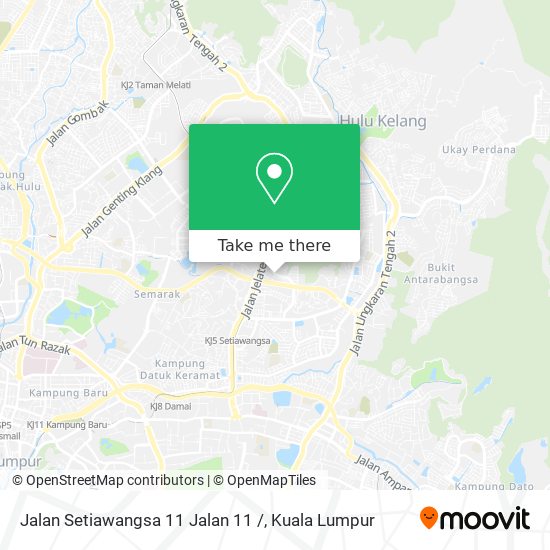 Jalan Setiawangsa 11 Jalan 11 / map