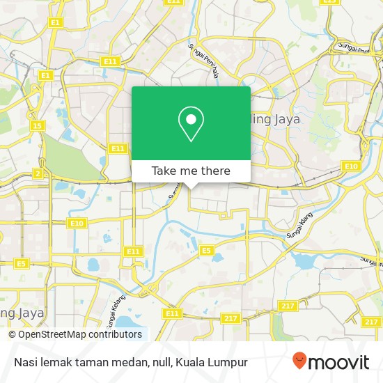 Nasi lemak taman medan, null map