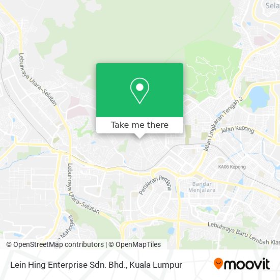 Lein Hing Enterprise Sdn. Bhd. map