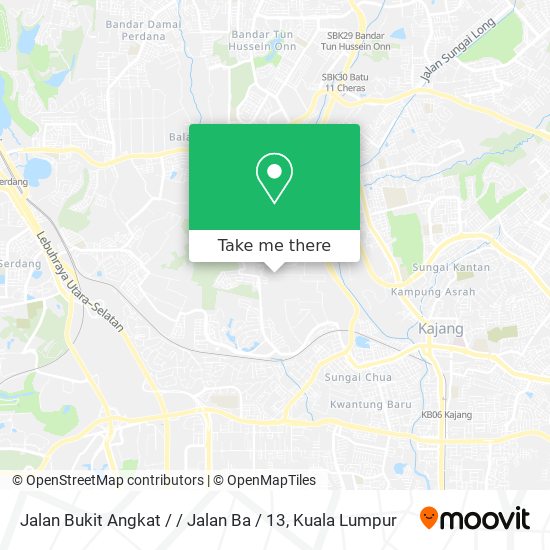 Peta Jalan Bukit Angkat / / Jalan Ba / 13