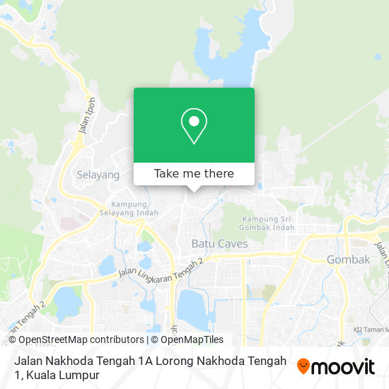 Peta Jalan Nakhoda Tengah 1A Lorong Nakhoda Tengah 1