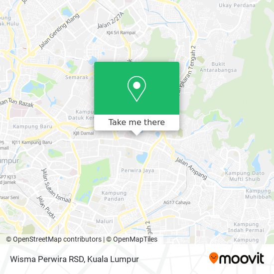 Wisma Perwira RSD map