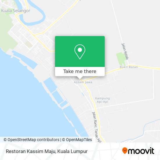 Restoran Kassim Maju map