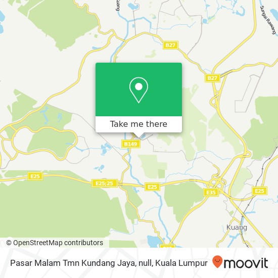 Peta Pasar Malam Tmn Kundang Jaya, null