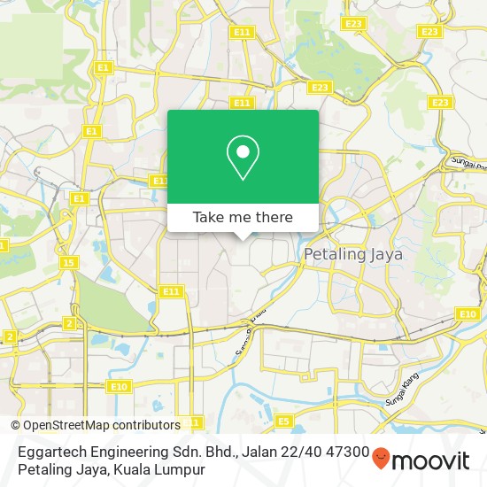 Eggartech Engineering Sdn. Bhd., Jalan 22 / 40 47300 Petaling Jaya map
