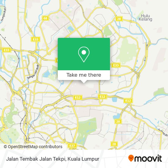 Jalan Tembak Jalan Tekpi map