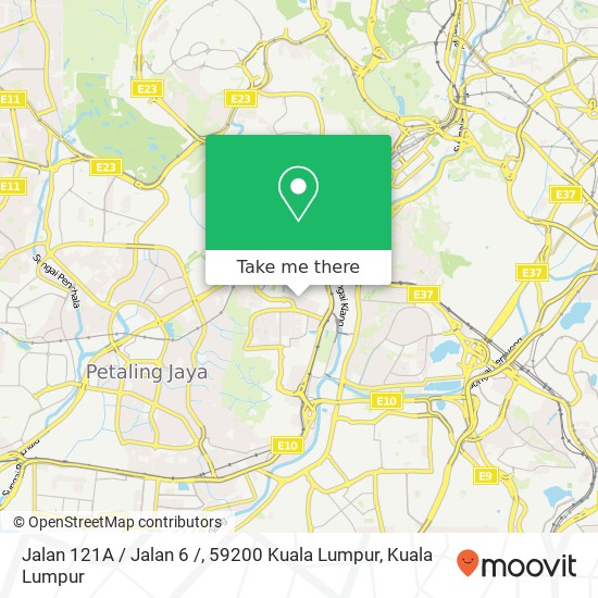 Peta Jalan 121A / Jalan 6 /, 59200 Kuala Lumpur