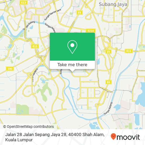 Jalan 28 Jalan Sepang Jaya 28, 40400 Shah Alam map