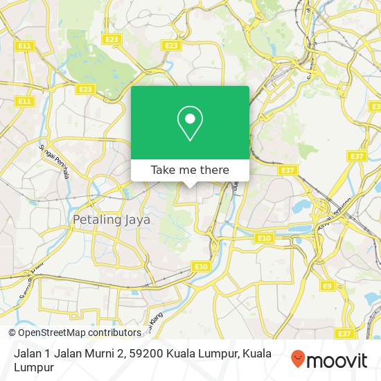 Jalan 1 Jalan Murni 2, 59200 Kuala Lumpur map