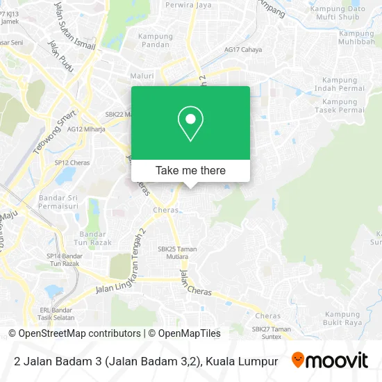 Peta 2 Jalan Badam 3 (Jalan Badam 3,2)