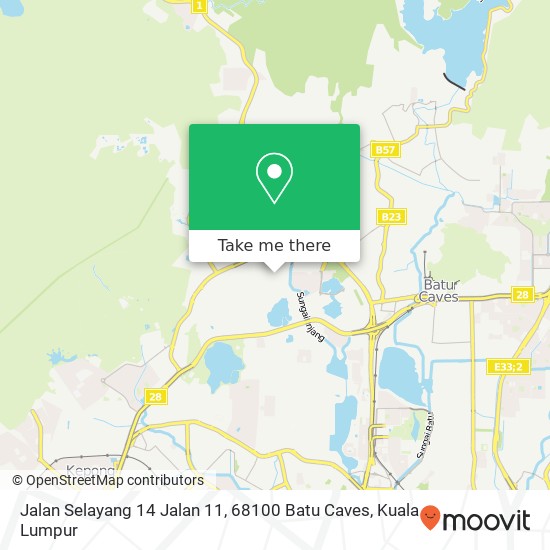 Jalan Selayang 14 Jalan 11, 68100 Batu Caves map