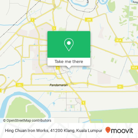 Hing Chuan Iron Works, 41200 Klang map