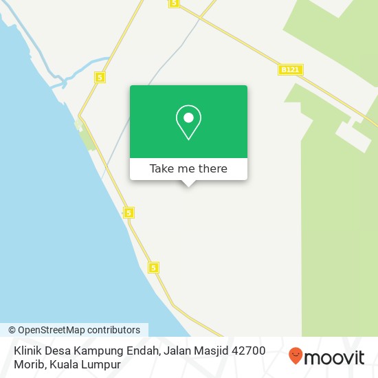 Klinik Desa Kampung Endah, Jalan Masjid 42700 Morib map