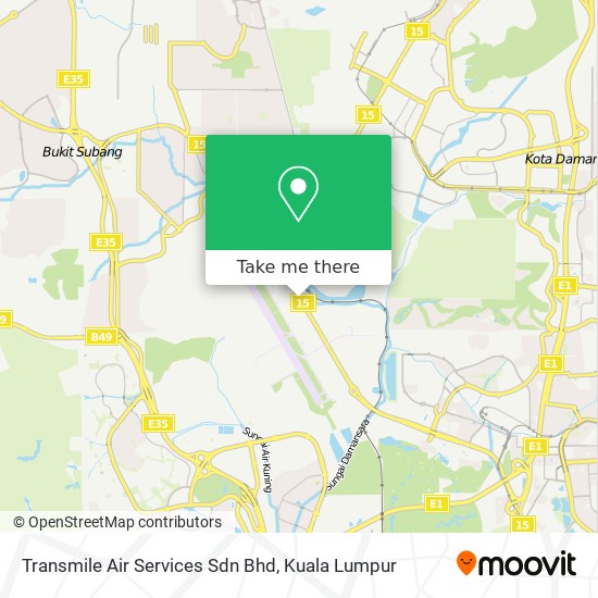 Transmile Air Services Sdn Bhd map