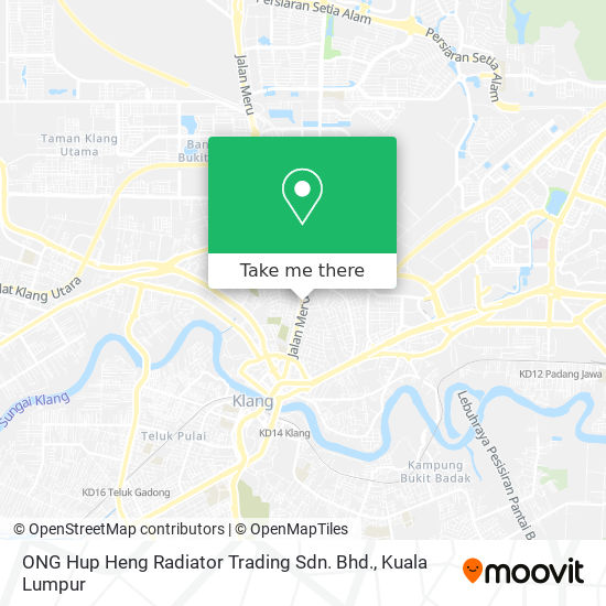 ONG Hup Heng Radiator Trading Sdn. Bhd. map