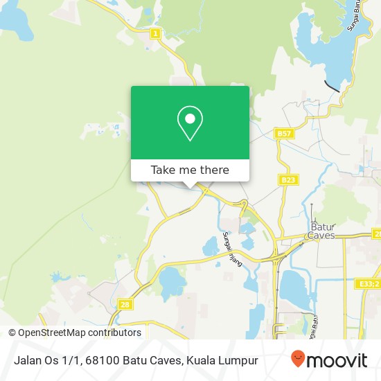 Jalan Os 1/1, 68100 Batu Caves map