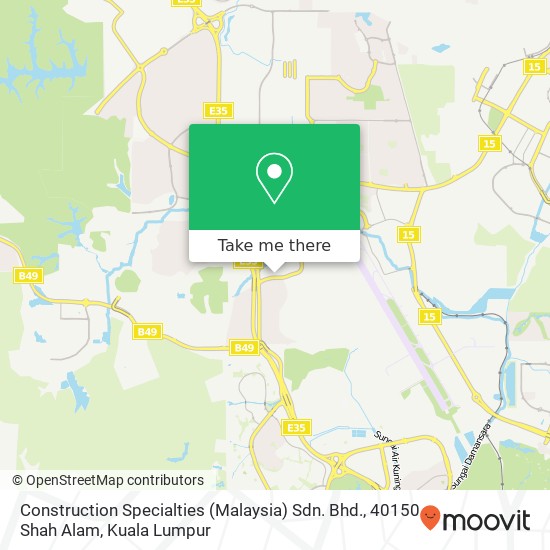 Construction Specialties (Malaysia) Sdn. Bhd., 40150 Shah Alam map