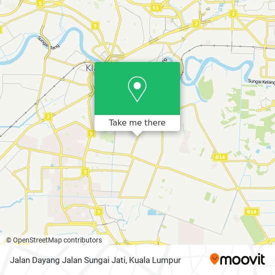 Peta Jalan Dayang Jalan Sungai Jati