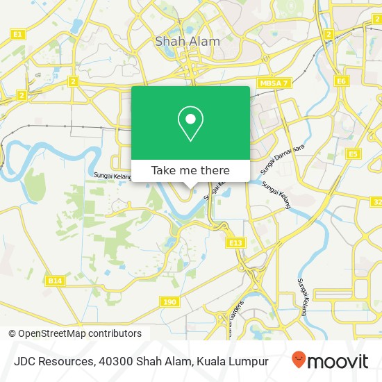 JDC Resources, 40300 Shah Alam map