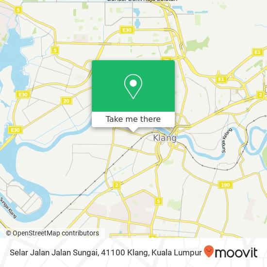 Selar Jalan Jalan Sungai, 41100 Klang map