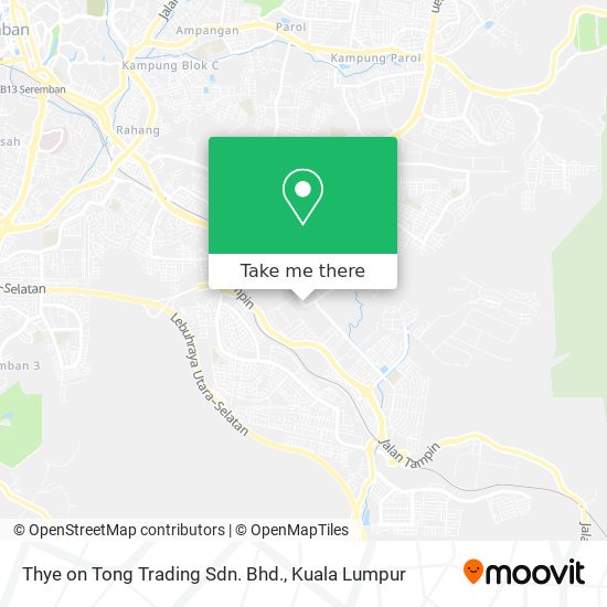 Thye on Tong Trading Sdn. Bhd. map