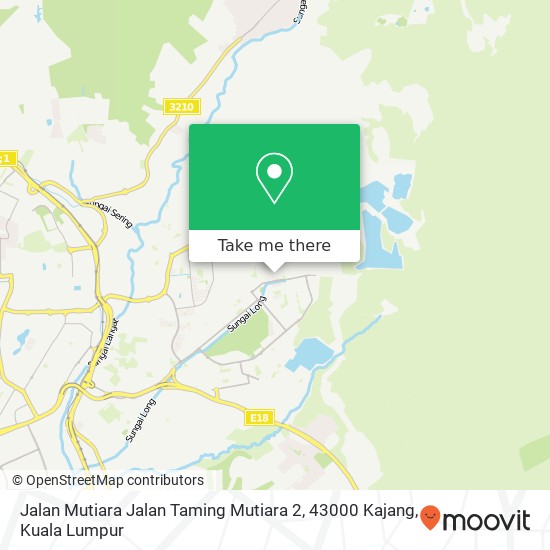 Jalan Mutiara Jalan Taming Mutiara 2, 43000 Kajang map