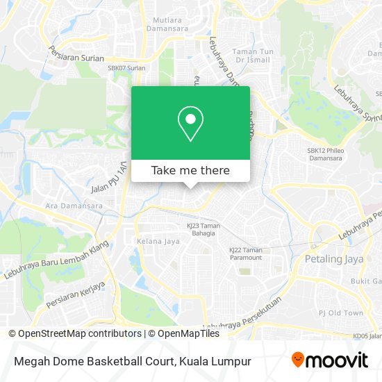 Peta Megah Dome Basketball Court