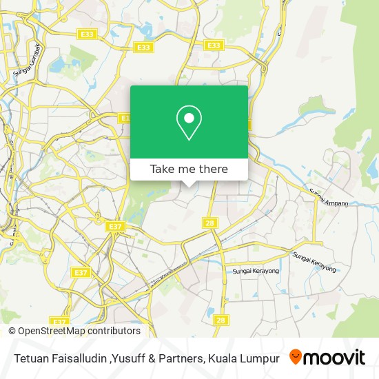 Tetuan Faisalludin ,Yusuff & Partners map