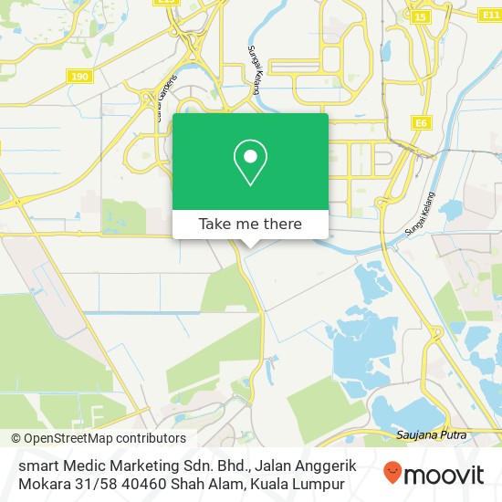 smart Medic Marketing Sdn. Bhd., Jalan Anggerik Mokara 31 / 58 40460 Shah Alam map