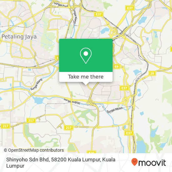 Shinyoho Sdn Bhd, 58200 Kuala Lumpur map