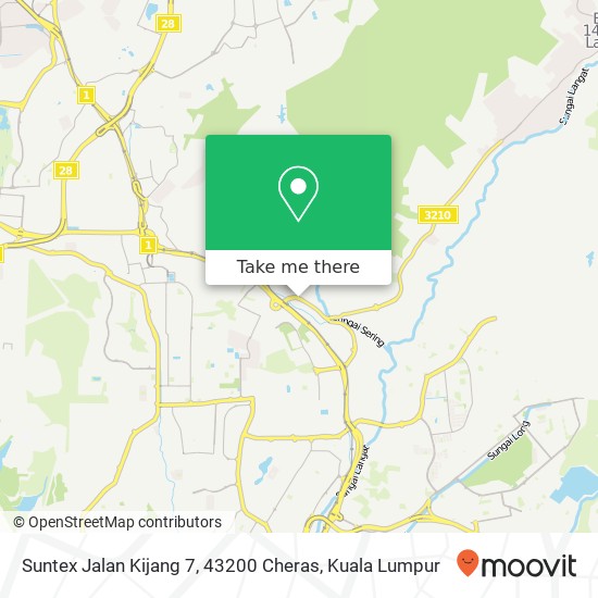 Suntex Jalan Kijang 7, 43200 Cheras map