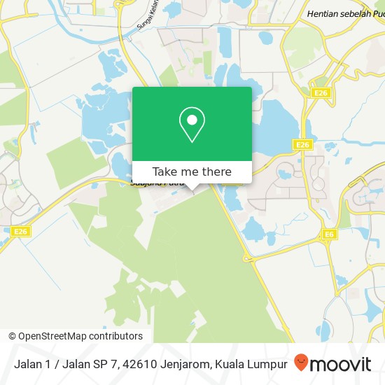 Peta Jalan 1 / Jalan SP 7, 42610 Jenjarom