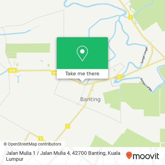 Jalan Mulia 1 / Jalan Mulia 4, 42700 Banting map