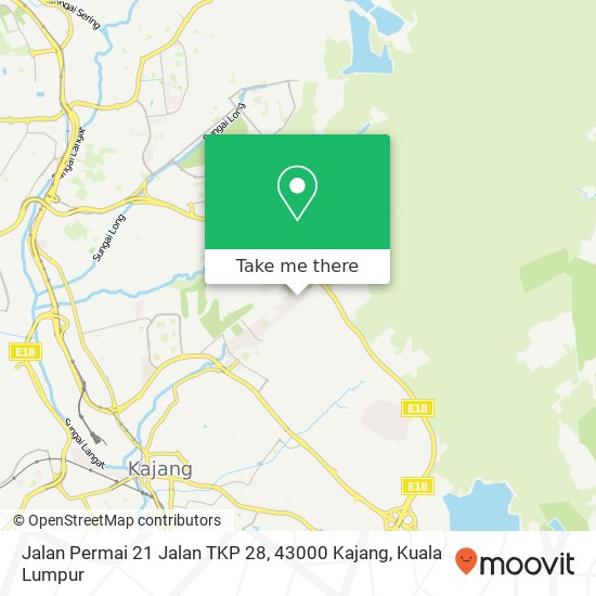 Jalan Permai 21 Jalan TKP 28, 43000 Kajang map