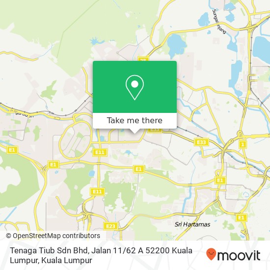 Tenaga Tiub Sdn Bhd, Jalan 11 / 62 A 52200 Kuala Lumpur map