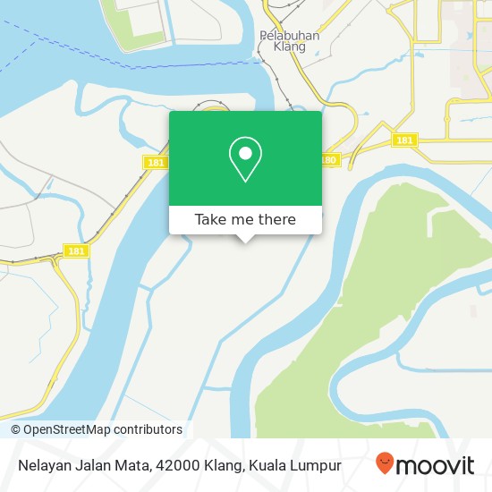 Peta Nelayan Jalan Mata, 42000 Klang