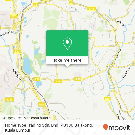 Home Type Trading Sdn. Bhd., 43300 Balakong map