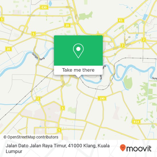 Jalan Dato Jalan Raya Timur, 41000 Klang map