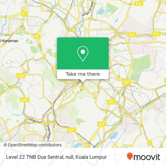 Level 22 TNB Dua Sentral, null map