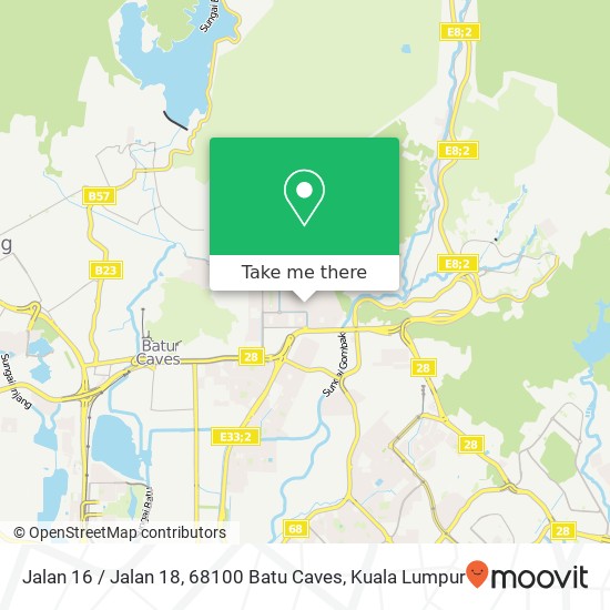 Jalan 16 / Jalan 18, 68100 Batu Caves map